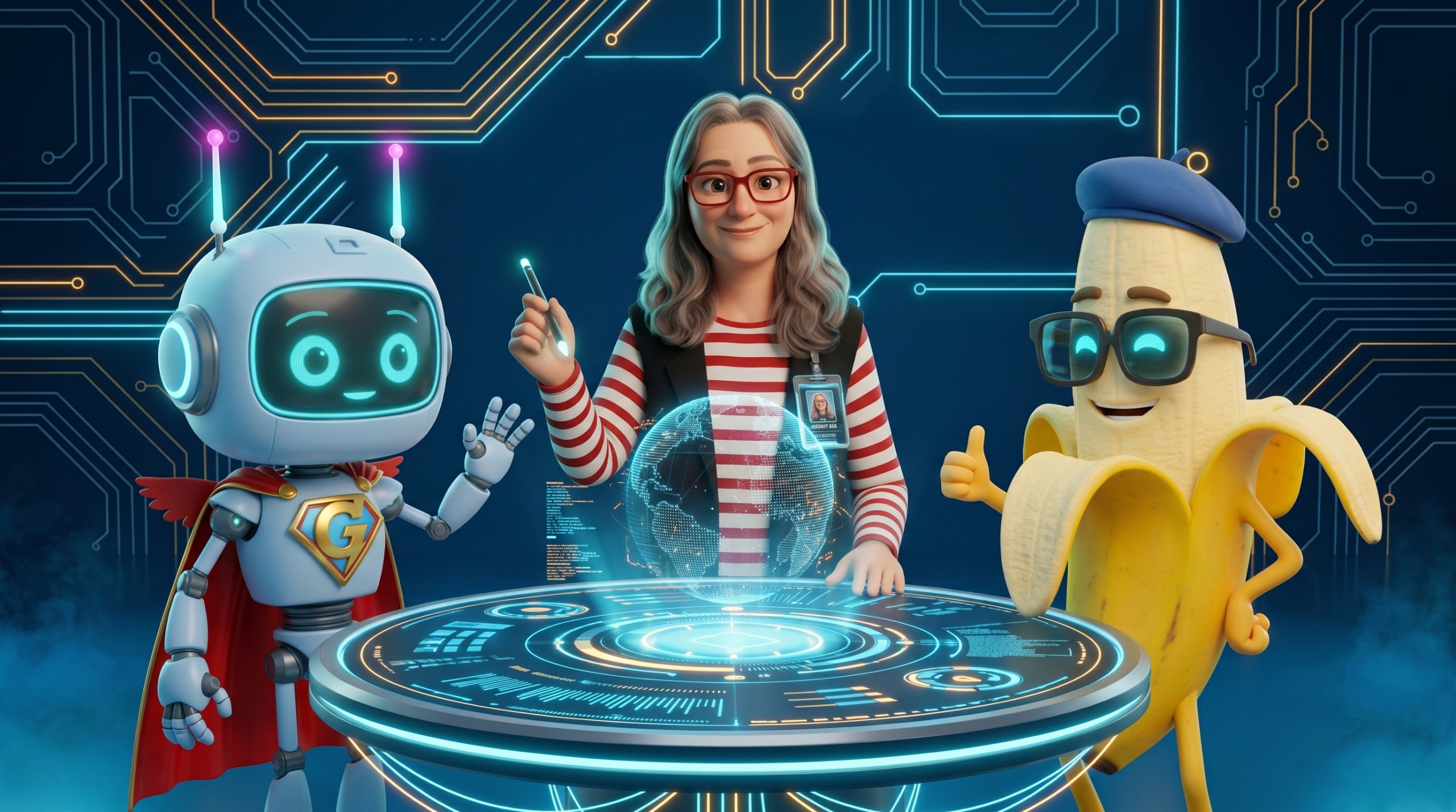 La Profe TINA, GEMI y NANO en la mesa de TravesIA Viva